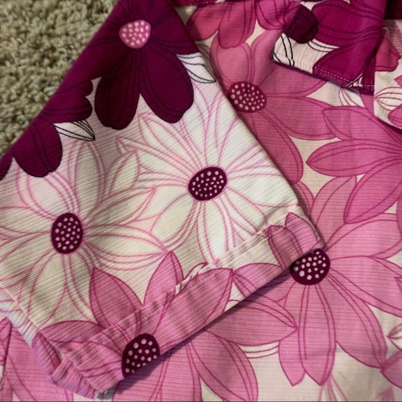 Vintage Paradise Sports Wear Purple Floral size Sm - Picture 4 of 5